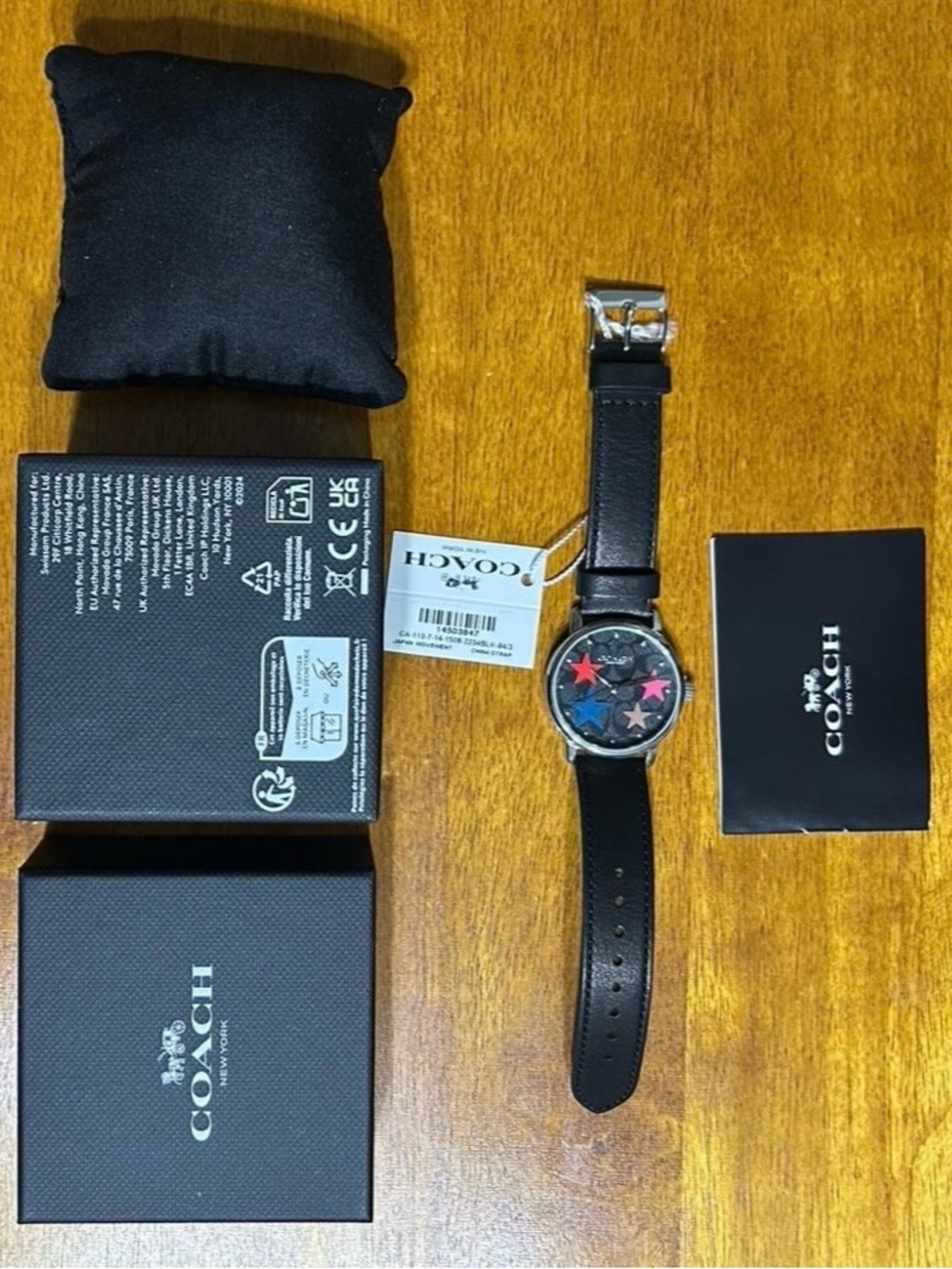 NWT Coach women's watch with a Japanese quartz movement